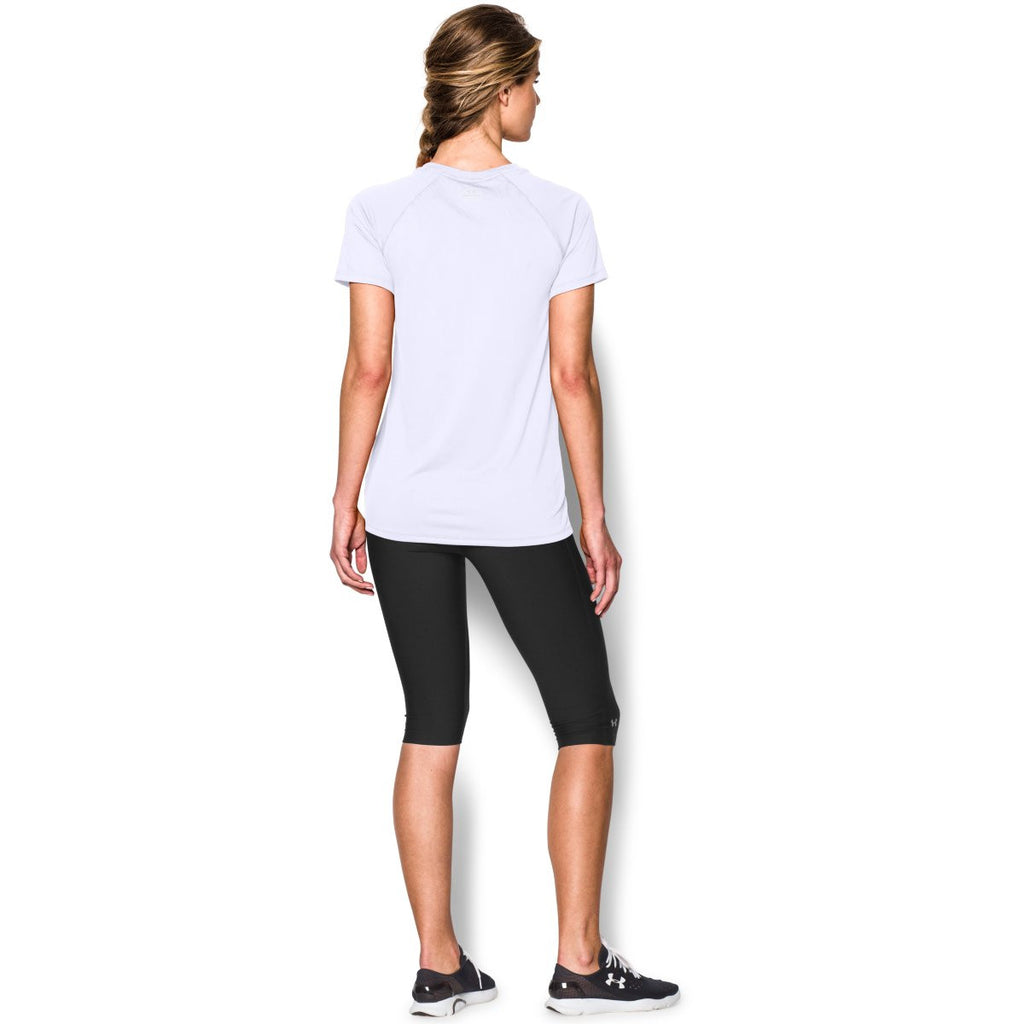 Under Armour Women's White S/S Locker Tee