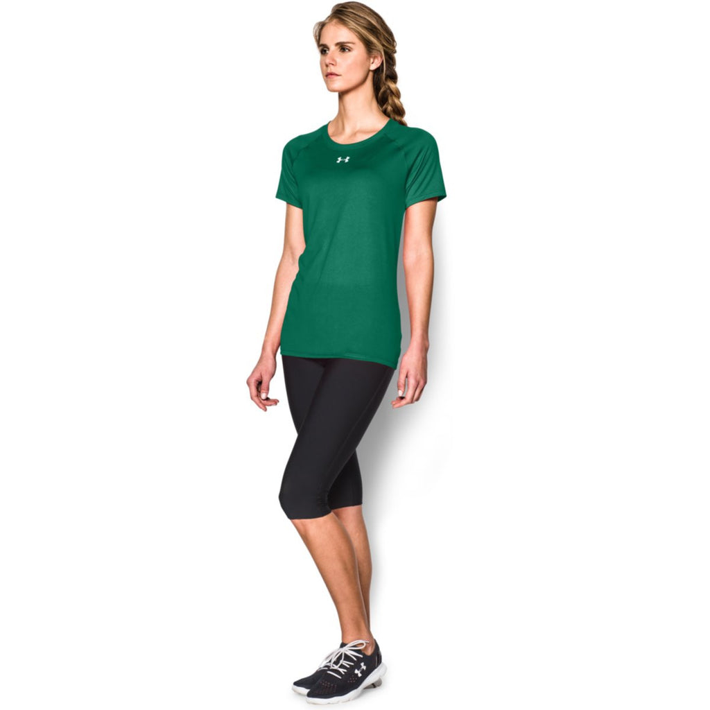 Under Armour Women's Team Kelly Green S/S Locker Tee