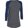 Under Armour Women's Royal/Steel/Royal Stadium 3/4 Sleeve T