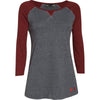 Under Armour Women's Red/Steel/Red Stadium 3/4 Sleeve T