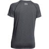 Under Armour Women's Black UA Stripe Tech Locker Short Sleeve Tee