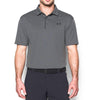 Under Armour Men's Graphite/Black/Black Tech Polo