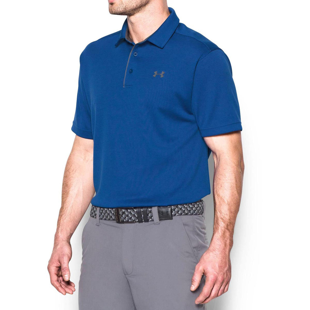 Under Armour Men's Royal/Graphite/Graphite Tech Polo