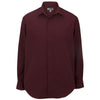 Edwards Men's Burgundy Batiste Cafe Shirt