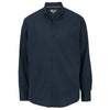 Edwards Men's Navy Lightweight Long Sleeve Poplin Shirt