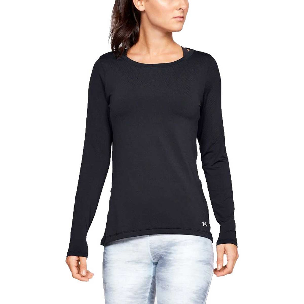 Under Armour Women's Black HeatGear Armour Long Sleeve