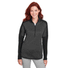 Under Armour Women's Black Corporate Hybrid Quarter Zip