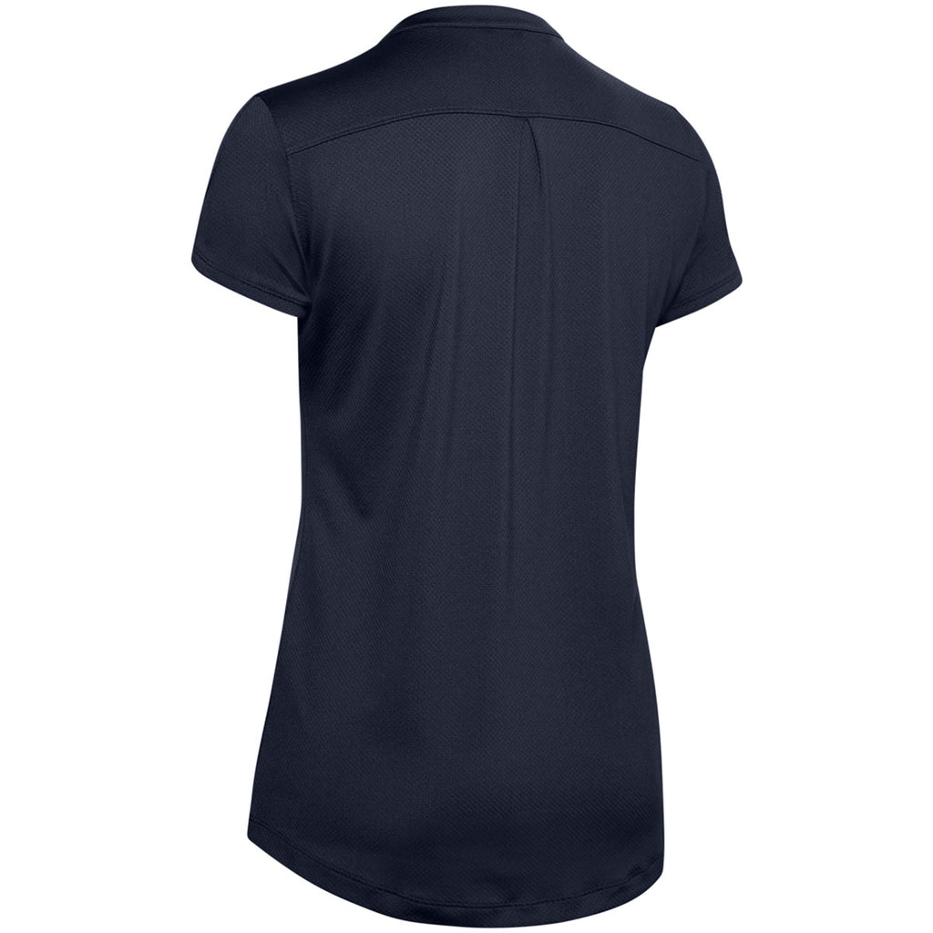 Under Armour Women's Midnight Navy Team Performance Polo