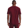 Under Armour Men's Maroon/White Athletics T-Shirt