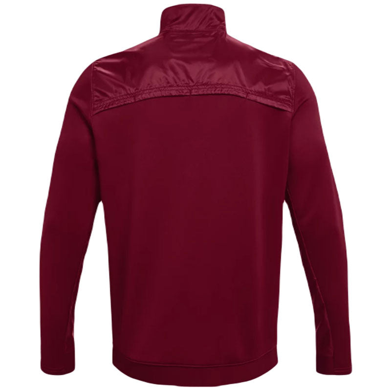 Under Armour Men's Cardinal/White Command Warm-Up Full-Zip