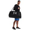 Under Armour Black/ Metallic Silver Undeniable 5.0 Large Duffle Bag