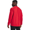 Under Armour Men's Red/White Fleece Storm Crew