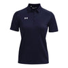 Under Armour Women's Midnight Navy Tech Team Polo