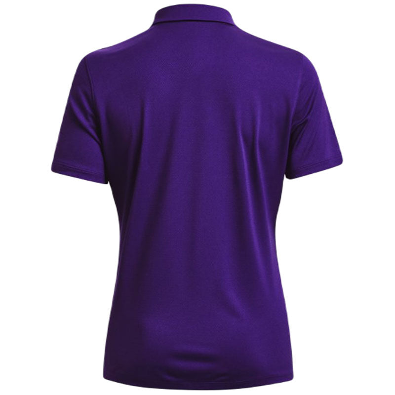 Under Armour Women's Purple/White Tech Team Polo