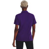 Under Armour Women's Purple/White Tech Team Polo