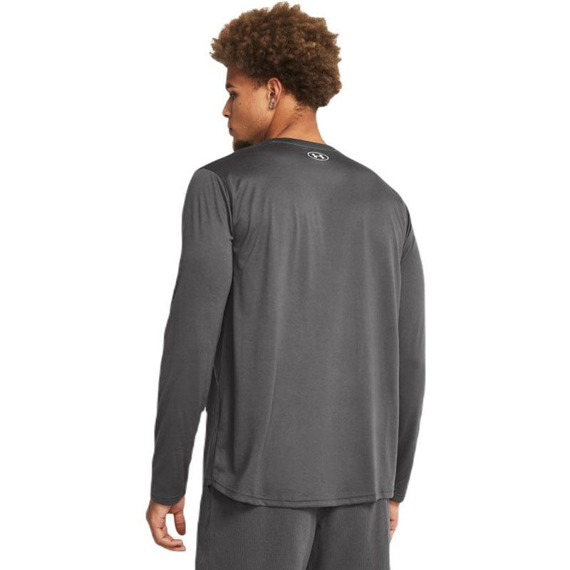 Under Armour Men's Castlerock/White Team Tech Long Sleeve