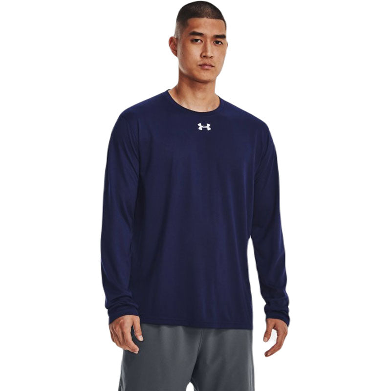 Under Armour Men's Midnight Navy/White Team Tech Long Sleeve