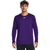 Under Armour Men's Purple/White Team Tech Long Sleeve