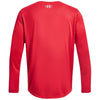 Under Armour Men's Red/White Team Tech Long Sleeve