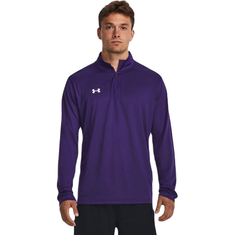 Under Armour Men's Purple/White Team Tech 1/4 Zip