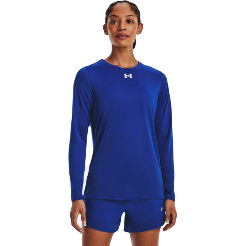 Under Armour Women's Royal/White Team Tech Long Sleeve