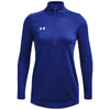 Under Armour Women's Royal/White Team Tech 1/2 Zip