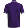 Under Armour Men's Purple/White Team Tipped Polo