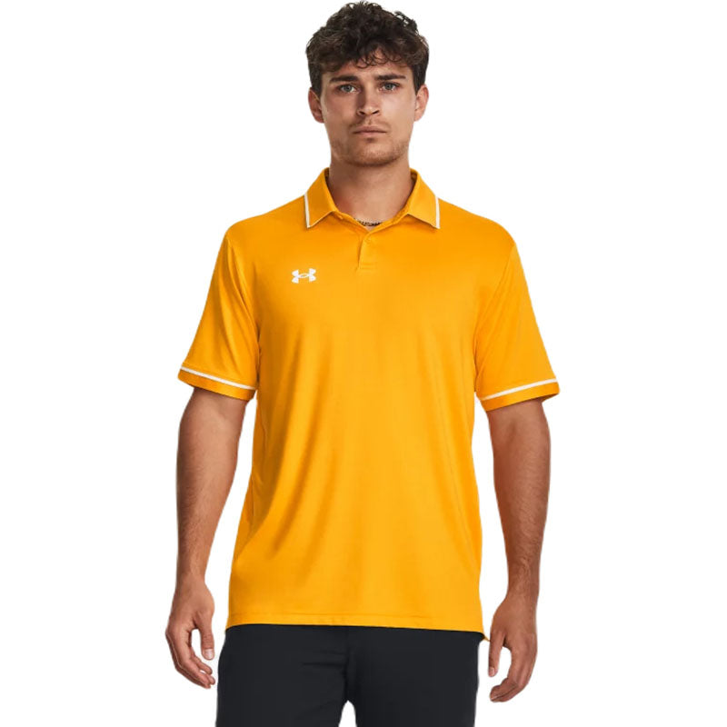 Under Armour Men's Steeltown Gold/White Team Tipped Polo