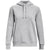 Under Armour Women's Mod Grey Light Heather/White Rival Fleece Hoodie