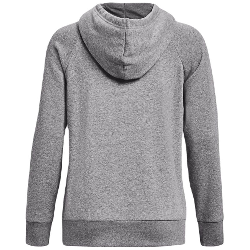 Under Armour Women's Castlerock Light Heather/Black Rival Fleece Hoodie