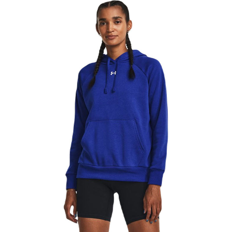 Under Armour Women's Royal/White Rival Fleece Hoodie