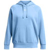 Under Armour Women's Carolina Blue/White Rival Fleece Hoodie