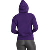 Under Armour Women's Purple/White Rival Fleece Hoodie