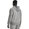 Under Armour Men's Castlerock Light Heather/White Rival Fleece Full Zip Hoodie