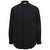 Edwards Men's Black Batiste Banded Collar Shirt