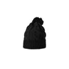 Richardson Black Chunk Twist Knit Beanie with Cuff