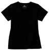 White Swan Women's Black Fundamentals Overlap V-Neck Top