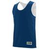 Augusta Sportswear Men's Navy/White Reversible Sleeveless Jersey