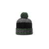 Richardson Grey/Kelly/Black Heathered Pom Beanie with Cuff