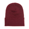 Yupoong Maroon Cuffed Knit Cap