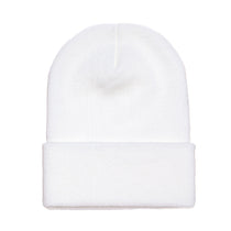 Yupoong White Cuffed Knit Cap