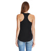 Next Level Women's White/Black Ideal Colorblock Racerback Tank