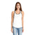 Next Level Women's White/Black Ideal Colorblock Racerback Tank