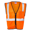 ML Kishigo Men's Orange Class 2 Double-Pocket Zippered Economy Vest