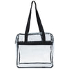 BIC Black Clear Zippered Tote