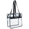 BIC Black Clear Zippered Tote