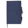 Good Value Navy Striped Edge Journal