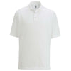 Edwards Men's White Snap Front Hi-Performance Short Sleeve Polo