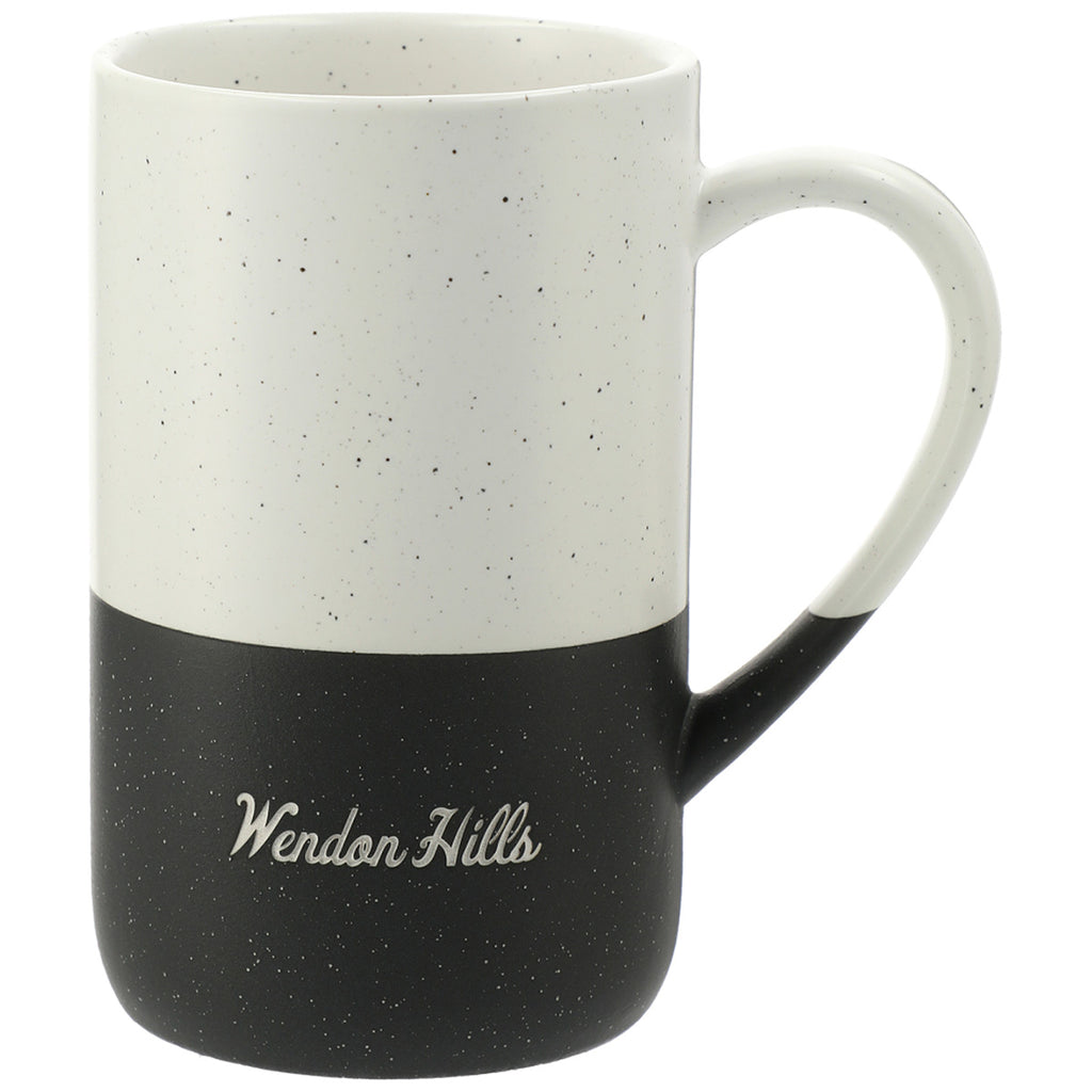 Leeds Black Speckled Wayland Ceramic Mug 13oz