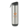 HidrateSpark Silver Steel 21oz Straw Lid Bottle